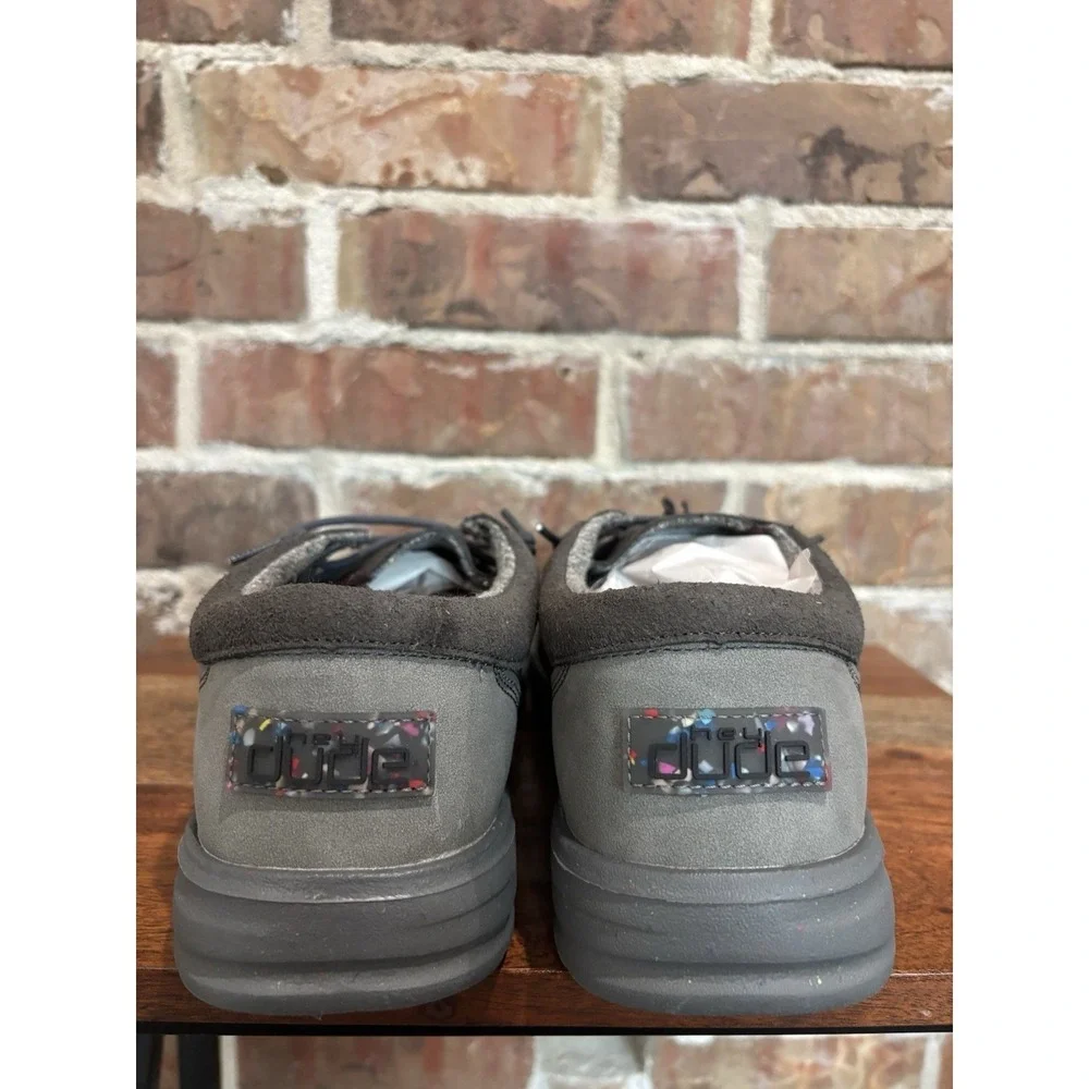 HEYDUDE Men's Paul Eco Charcoal Size 13 | Men's Shoes, Brand New, Quick‎ Ship!